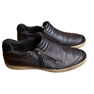 Ecco Alona slip on leather faded aged sneaker size EU 37
